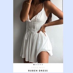 Tiger Mist Ruben Dress in White